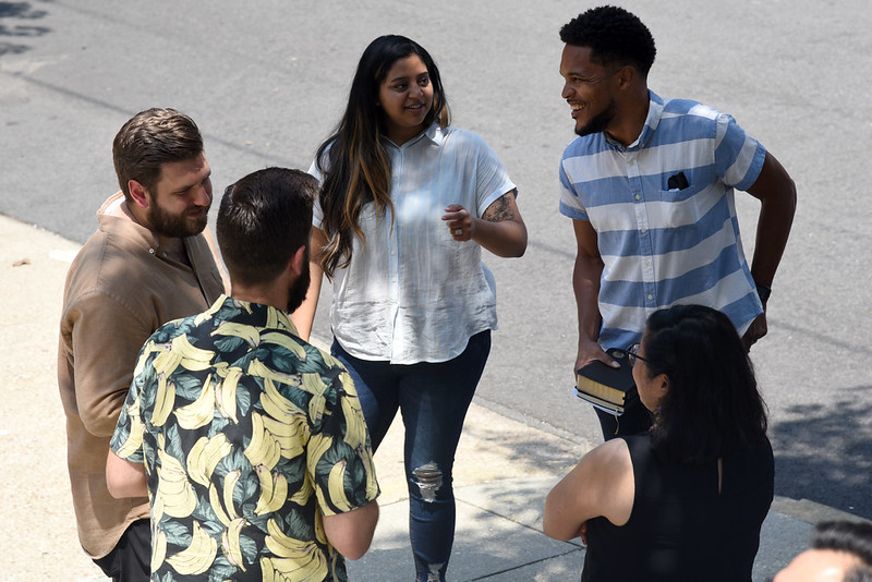 Fellowship after Church Service