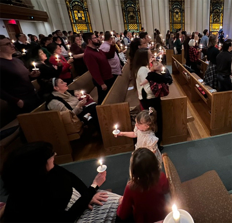 Dawning Lights worship service