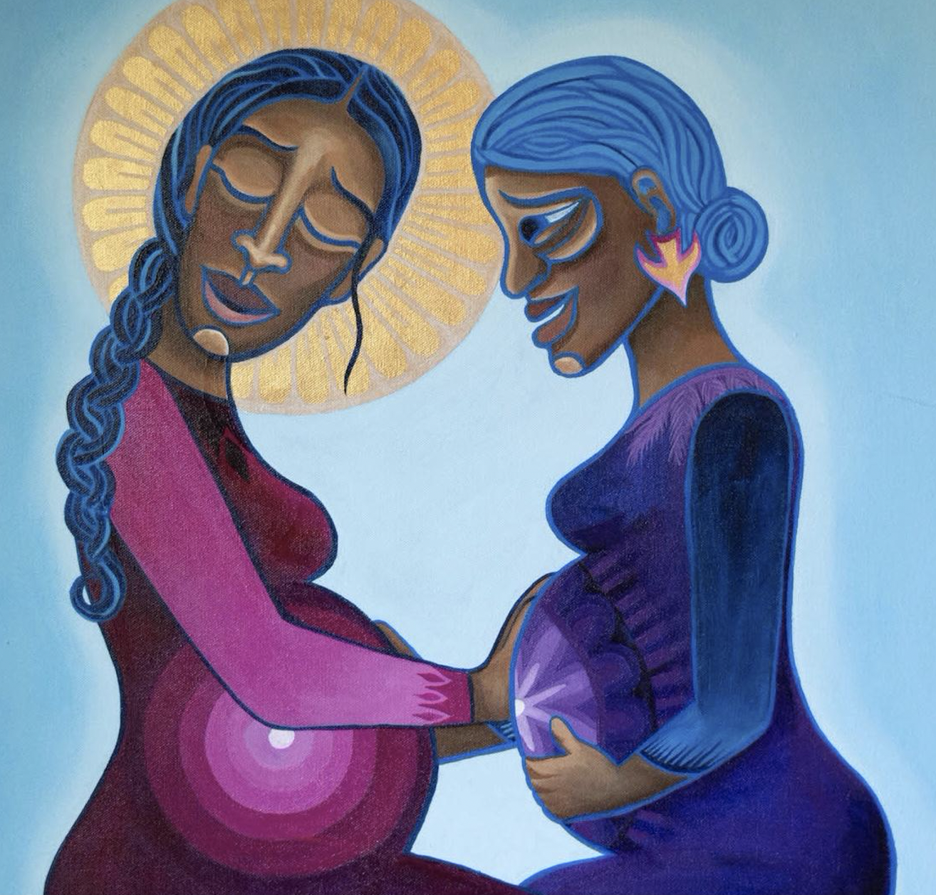 Artwork: Mary and Elizabeth